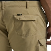 Лий® големи мъжки екстремни движения прав годни Кепър карго панталон с Фле колан