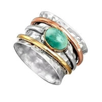 Дами модна пръстенна булка годеж сватбени пръстени група годишнина с размер на подаръка 5-10