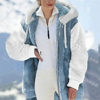 Дълги зимни палта за жени облечени топло екстремно студено време изтичайки сгъстяване на кожено яке с кожено яке
