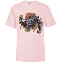 Дисни и Пиксар светлинна година император Зърг-тениска с къс ръкав за деца-персонализирано-меко розово