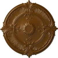 1 8 од 1 2 пт Атика акантус таван медальон, ръчно рисуван Смоуки Топаз