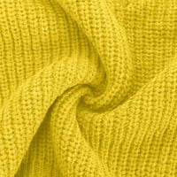 Дамски пуловери клирънс зима в-Деколте Леопард Принт шев Дълъг ръкав пуловер плетен Топ