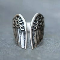 Frehsky пръстени модни бижута ангелска сплав Моден пръстен Моден темперамент универсален висок клас отворен пръстен прост регулируем отворен пръстен за тенденция
