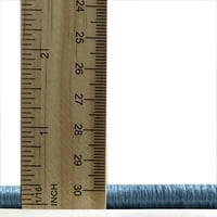 Ahgly Company вътрешен правоъгълник медальон сини традиционни килими, 5 '8'