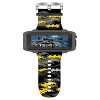 Комикси Батман Унис дете интерактивен Смарт часовник в черно със силиконова каишка