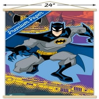 Comics TV - Batman - Стенният плакат на Батман с дървена магнитна рамка, 22.375 34