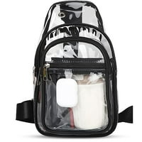 Външна спортна чанта за гърди PVC прозрачна водоустойчива чанта за пътуване фитнес чанта за съхранение