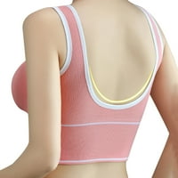 Cuekondy Workout Sports Bra for Womens Light Support Безпроблемна безжична висша йога сутиени