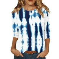 Ръкав Ризи За Жени Сладък Печат Графични Тениски Блузи Ежедневни Плюс Размер Основни Върхове Пуловер