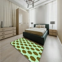 Ahgly Company вътрешен правоъгълник с шаблони от дъб кафяви килими, 5 '8'
